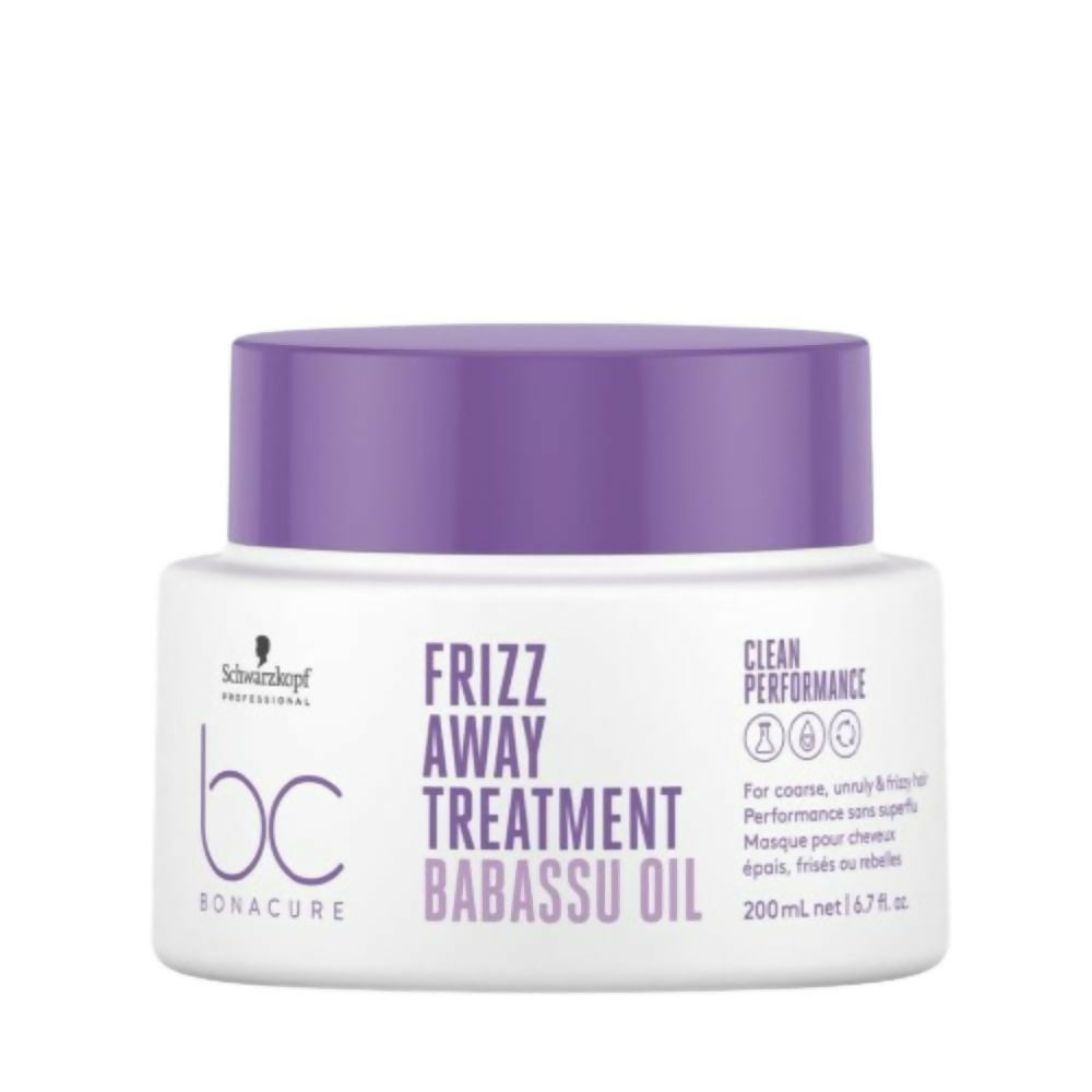 Schwarzkopf Professional Bonacure Frizz Away Treatment with Babassu Oil Hair mask - Distacart