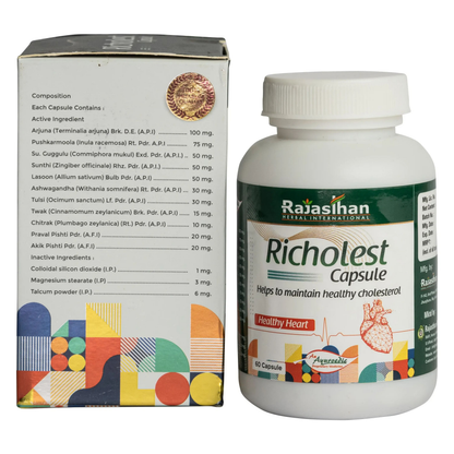 Rajasthan Herbals Richolest Capsules - Distacart