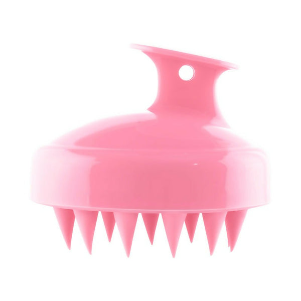 Nykaa Naturals Scalp Massager Brush For Blood Circulation & Natural Hair Growth - Pink - Distacart