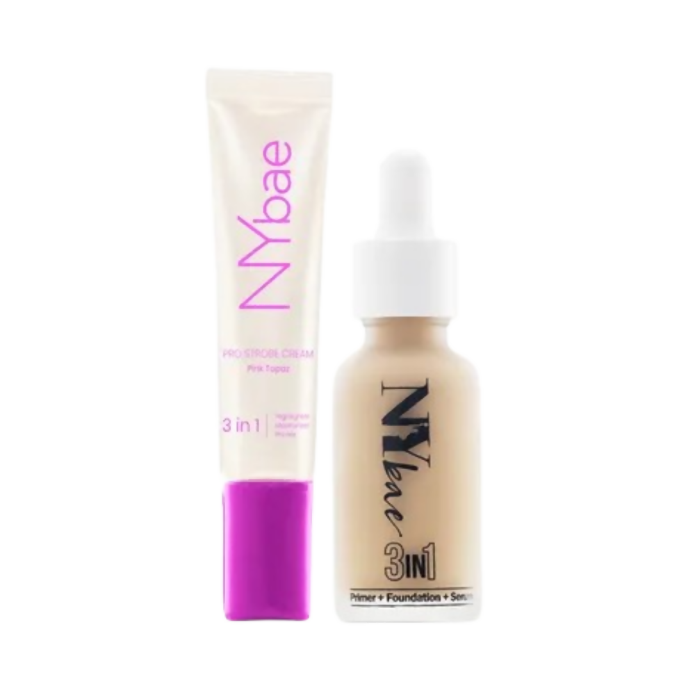 NY Bae Strobe Skin Tint Combo - Fair Skin - Distacart