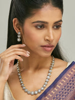 Thumbnail for Nuyug 22K Gold-Plated Crystal Stone Studded Necklace Set
