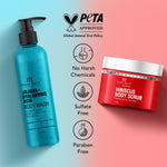 Thumbnail for Botanic Hearth Jojoba Hyaluronic Bobywash & Hibiscus Scrub Combo - Distacart