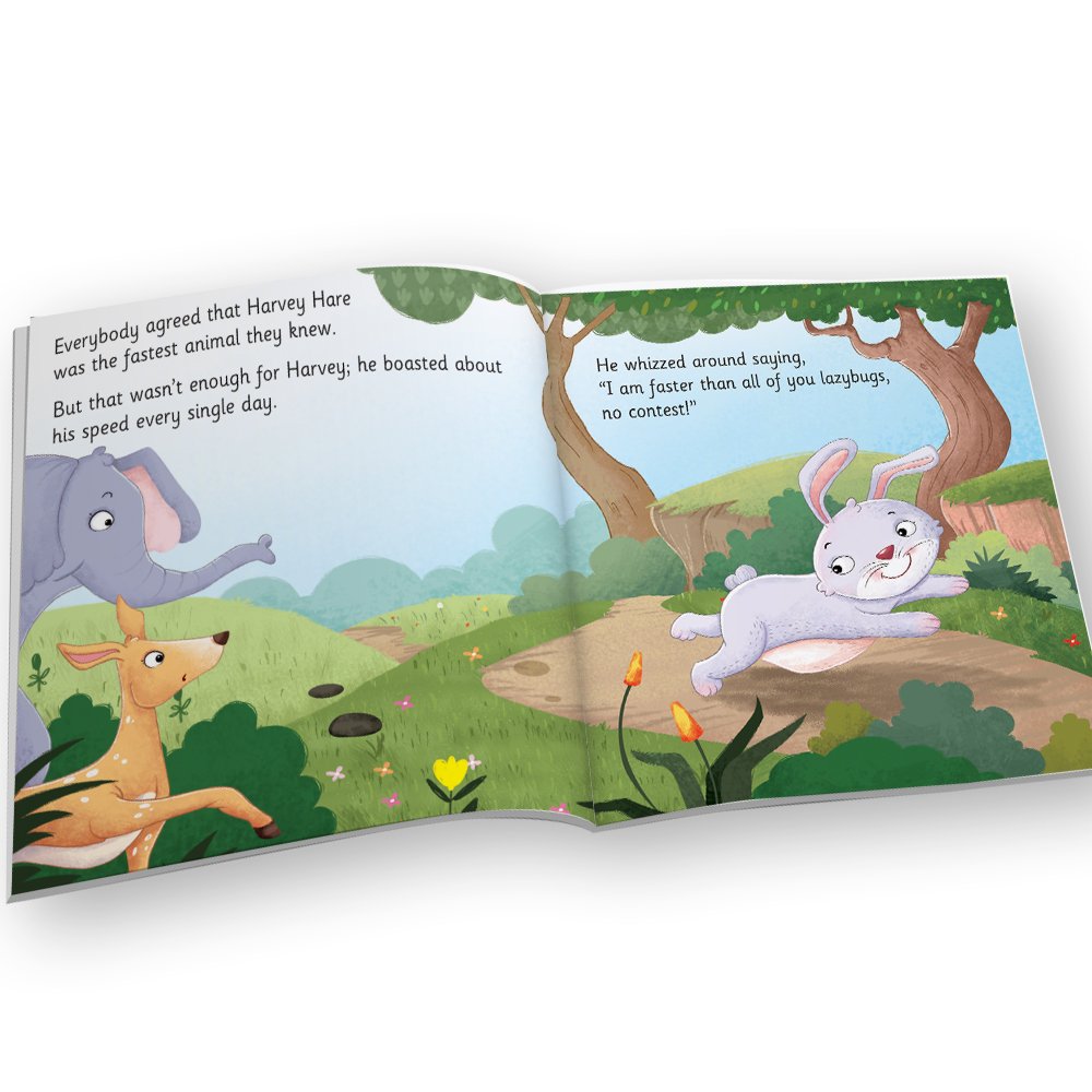 Jolly Kids Aesop’s Fables English Short Stories Book 1 Set of 4 for Little Children| Ages 3 – 6 Years| Moral Stories