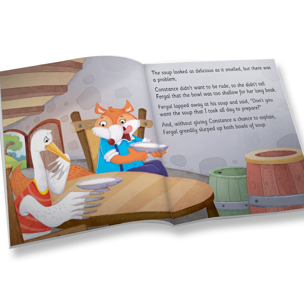 Jolly Kids Aesop’s Fables English Short Stories Book 3 Set of 4 for Little Children| Ages 3 – 6 Years| Moral Stories