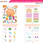 Thumbnail for Jolly Kids Clever Beaver Ages 5-6 Years Fun Learning Activities Workbooks Set of 4| English-Maths-EVS-Good Habit-Logical Reasoning