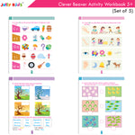 Thumbnail for Jolly Kids Clever Beaver Ages 5-6 Years Fun Learning Activities Workbooks Set of 4| English-Maths-EVS-Good Habit-Logical Reasoning