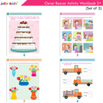 Thumbnail for Jolly Kids Clever Beaver Ages 5-6 Years Fun Learning Activities Workbooks Set of 4| English-Maths-EVS-Good Habit-Logical Reasoning