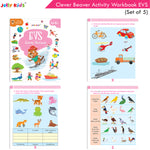 Thumbnail for Jolly Kids Clever Beaver Ages 6-7 Years Fun Learning Activities Workbooks Set of 4| English-Maths-EVS-Good Habit-Logical Reasoning