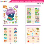 Thumbnail for Jolly Kids Clever Beaver Ages 6-7 Years Fun Learning Activities Workbooks Set of 4| English-Maths-EVS-Good Habit-Logical Reasoning