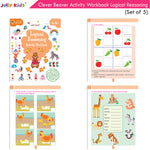 Thumbnail for Jolly Kids Clever Beaver Ages 6-7 Years Fun Learning Activities Workbooks Set of 4| English-Maths-EVS-Good Habit-Logical Reasoning
