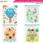 Thumbnail for Jolly Kids Clever Beaver Ages 6-7 Years Fun Learning Activities Workbooks Set of 4| English-Maths-EVS-Good Habit-Logical Reasoning