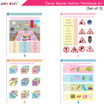Thumbnail for Jolly Kids Clever Beaver Ages 6-7 Years Fun Learning Activities Workbooks Set of 4| English-Maths-EVS-Good Habit-Logical Reasoning