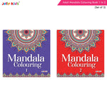 Thumbnail for Jolly Kids Adults Mandala Colouring Books A Set of 2| Ideal For Stress Relieving, Relaxing & Meditation Books for Teenager