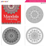Thumbnail for Jolly Kids Adults Mandala Colouring Books A Set of 2| Ideal For Stress Relieving, Relaxing & Meditation Books for Teenager