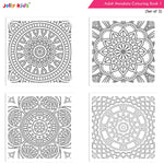 Thumbnail for Jolly Kids Adults Mandala Colouring Books A Set of 2| Ideal For Stress Relieving, Relaxing & Meditation Books for Teenager