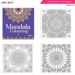 Thumbnail for Jolly Kids Adults Mandala Colouring Books A Set of 2| Ideal For Stress Relieving, Relaxing & Meditation Books for Teenager