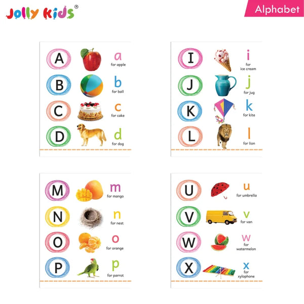 Jolly Kids My Big Board Books Set of 8 for Toddlers Ages 0-3 Years| Picture Learning Books