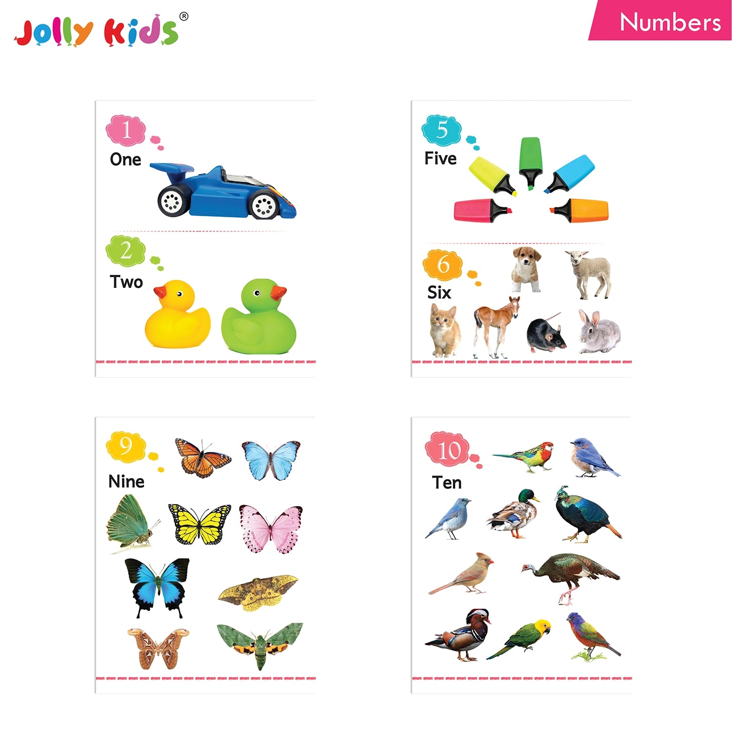Jolly Kids My Big Board Books Set of 8 for Toddlers Ages 0-3 Years| Picture Learning Books