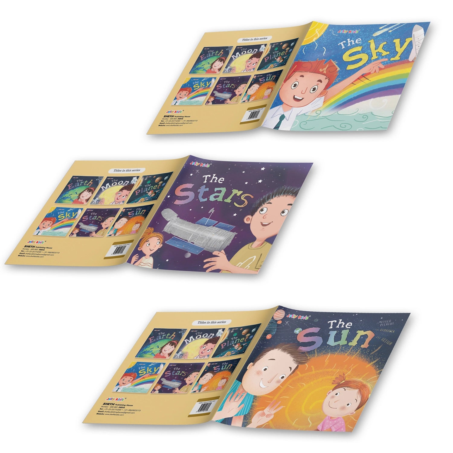 Jolly Kids The Solar System Books Set of 6| Part of: Knowledge Encyclopedia For Children Ages 4-10 Years