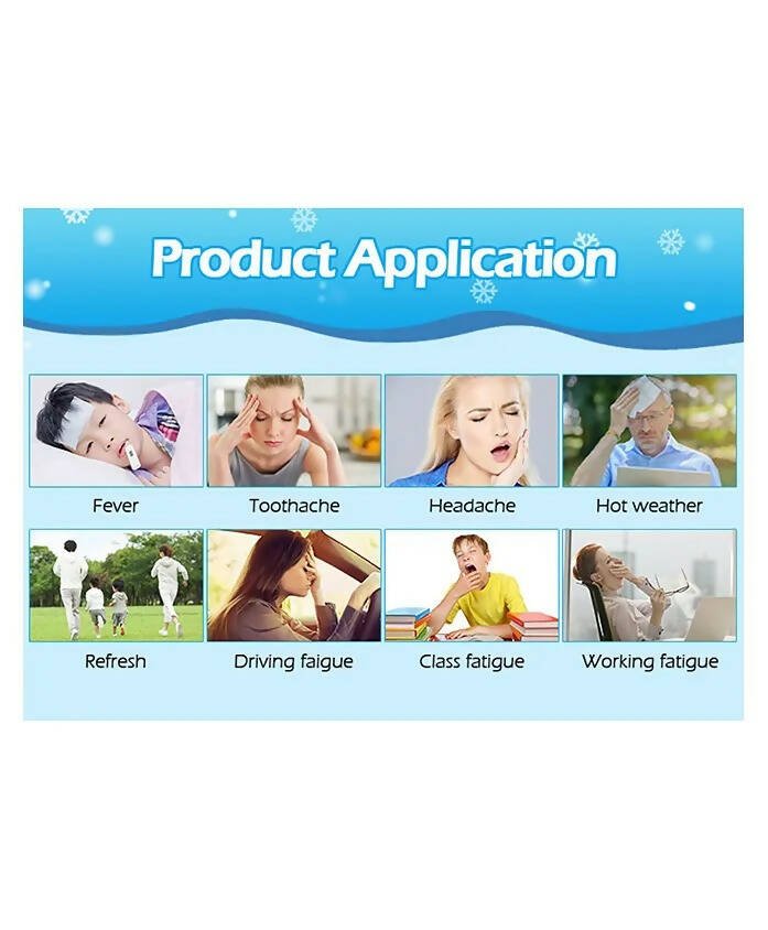AHC Baby & Kids Cooling Gel Patch For Fever Colour changing Patch - 4 Pcs - Distacart