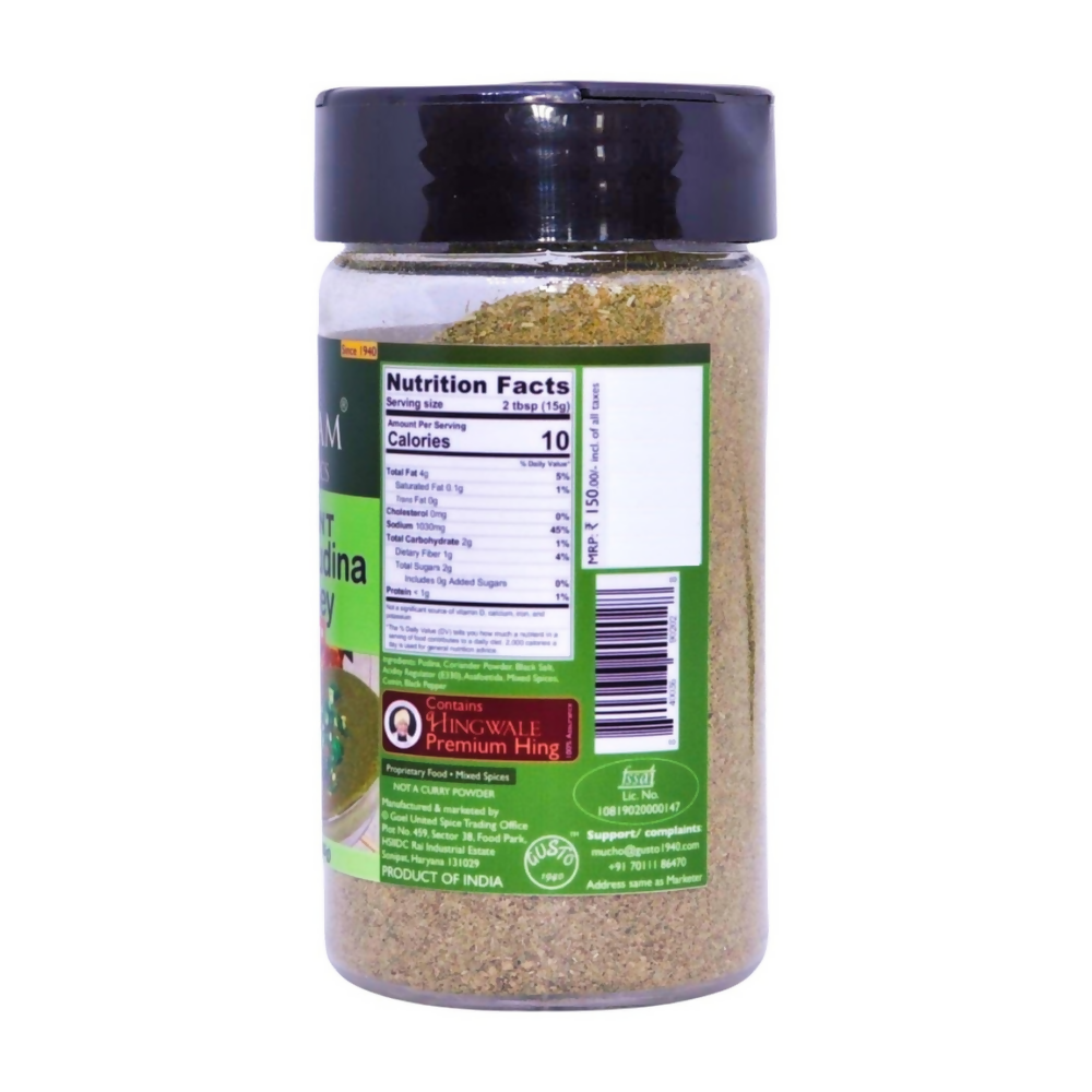 Tassyam Organics Instant Pudina Chutney - Distacart