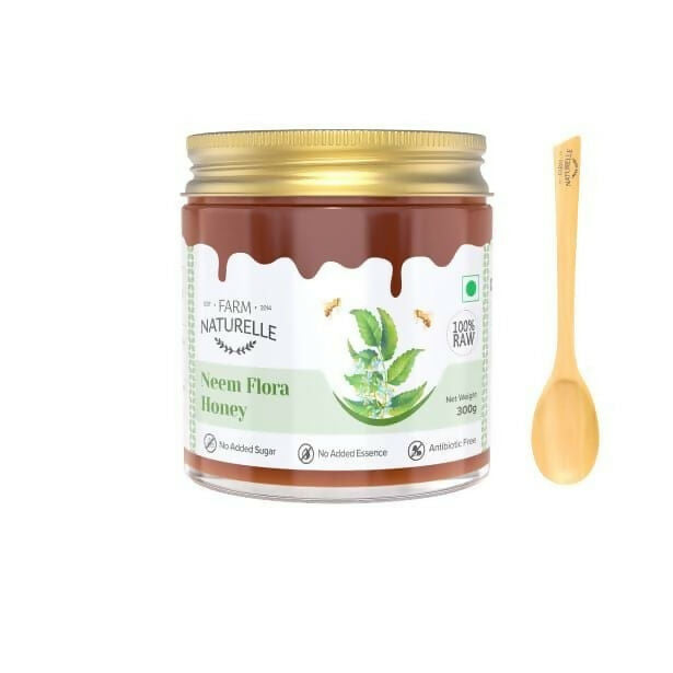 Farm Naturelle Neem Flora Honey – Pure, Raw & Natural Honey for Health - Distacart