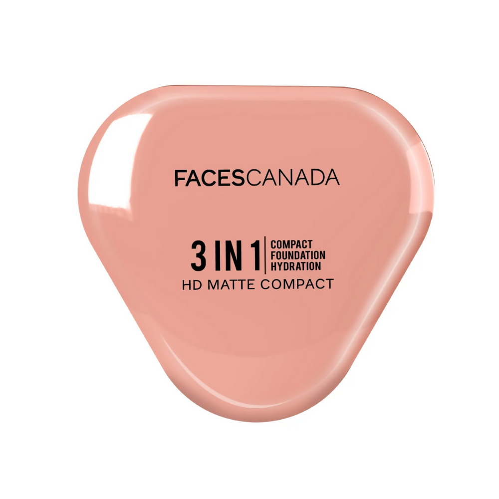 Faces Canada 3 in 1 HD Matte Compact - Absolute Ivory 01 - Distacart