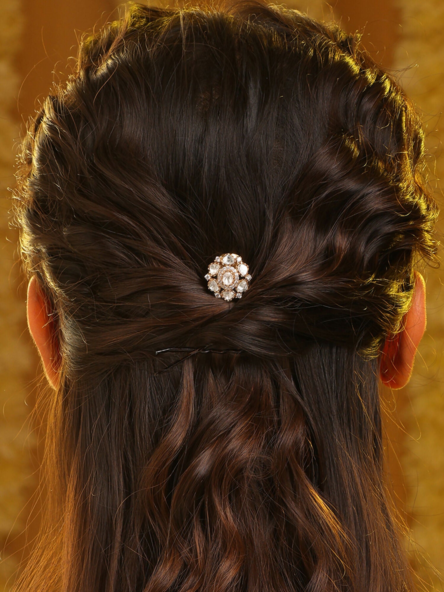 Ruby Raang Crown Leaf Hair Pin - Distacart