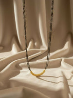 Thumbnail for NVR Women Gold Plated Black Beaded Mangalsutra - Distacart