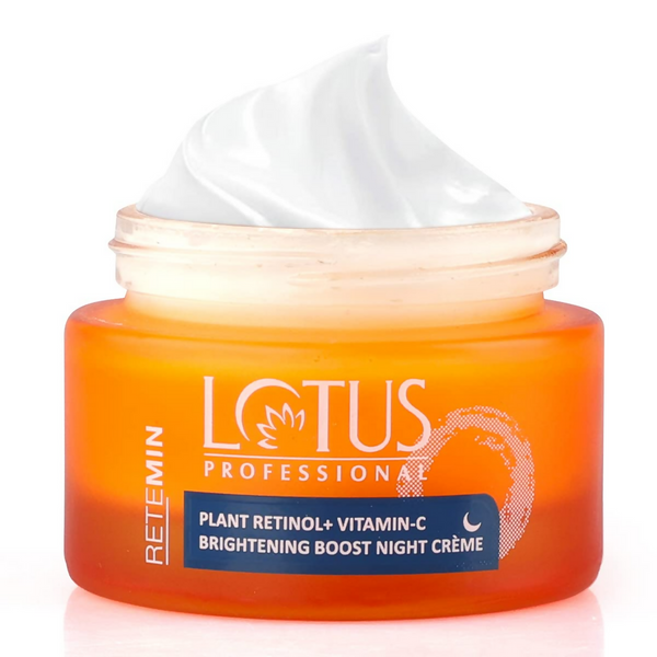 Lotus Professional Retemin Plant retinol + Vitamin C Brightening Boost Night Creme - Distacart