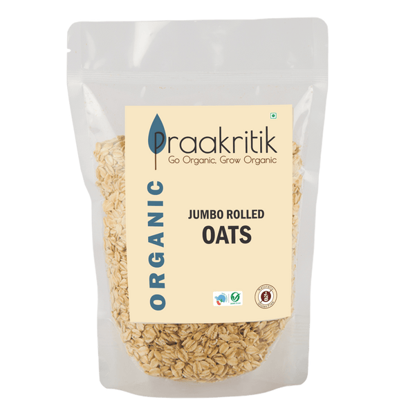 Prakritik Organic Jumbo Rolled Oats - Distacart