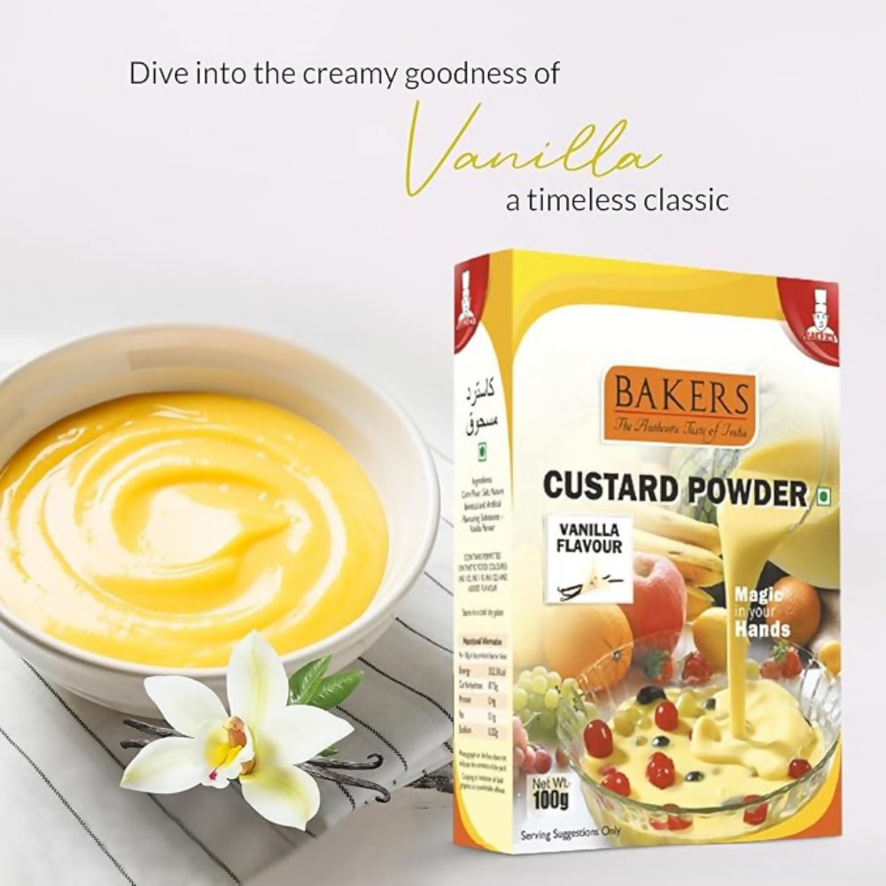 BAKERS Custard Powder - Vanilla - Dista