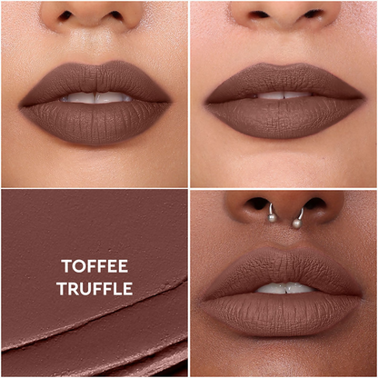 Kiro on - Stop Airy Matte Liquid Lipstick - Toffee Truffle - Dista
