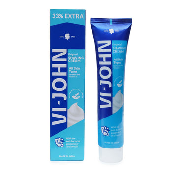 VI-JOHN Dermatologically Tested Vitamin-E enriched Anti Bacterial All Skin Type Shaving Cream - Distacart