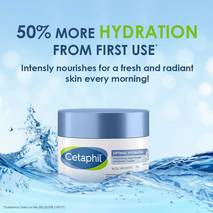 Cetaphil Optimal Hydration Night Cream - Distacart