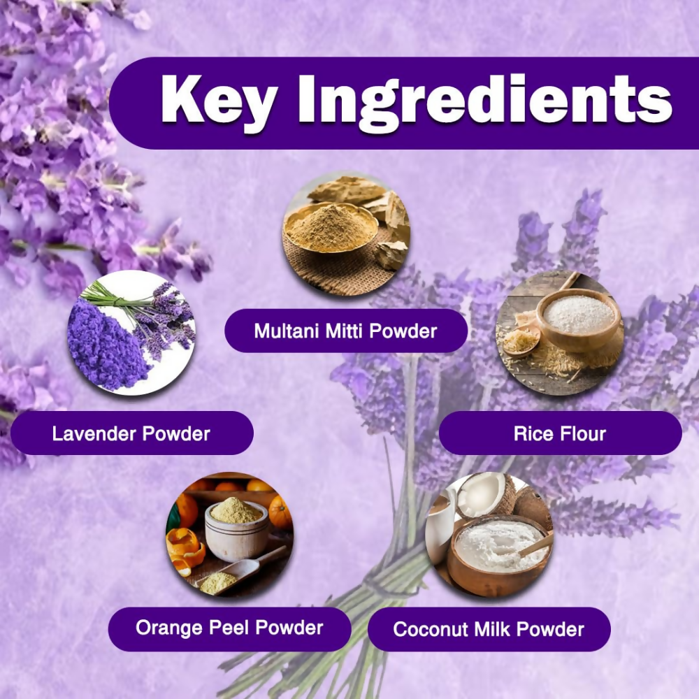 VedicAyurveda Herbal Wax Powder - Lavender - Dista