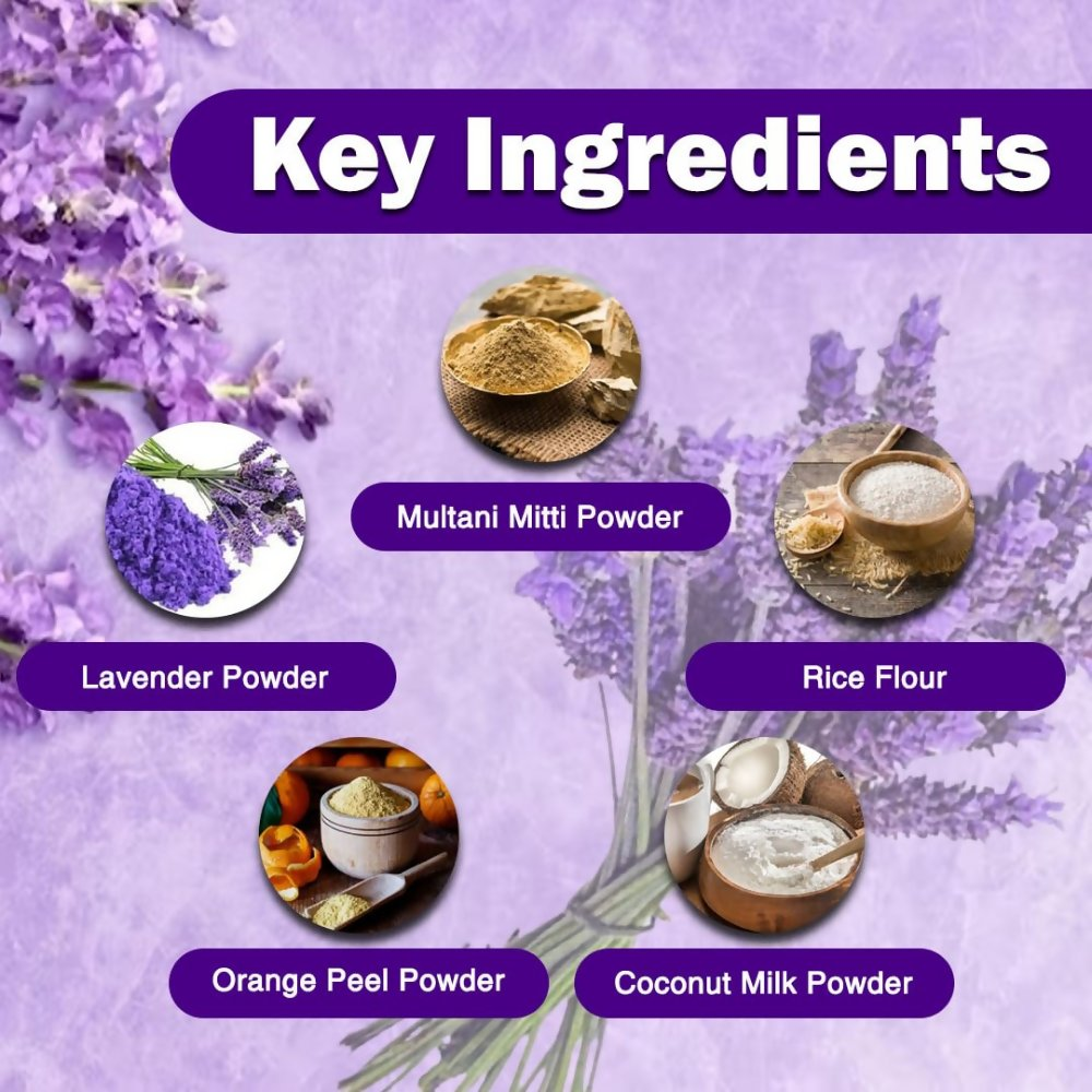 VedicAyurveda Herbal Wax Powder - Lavender - Dista