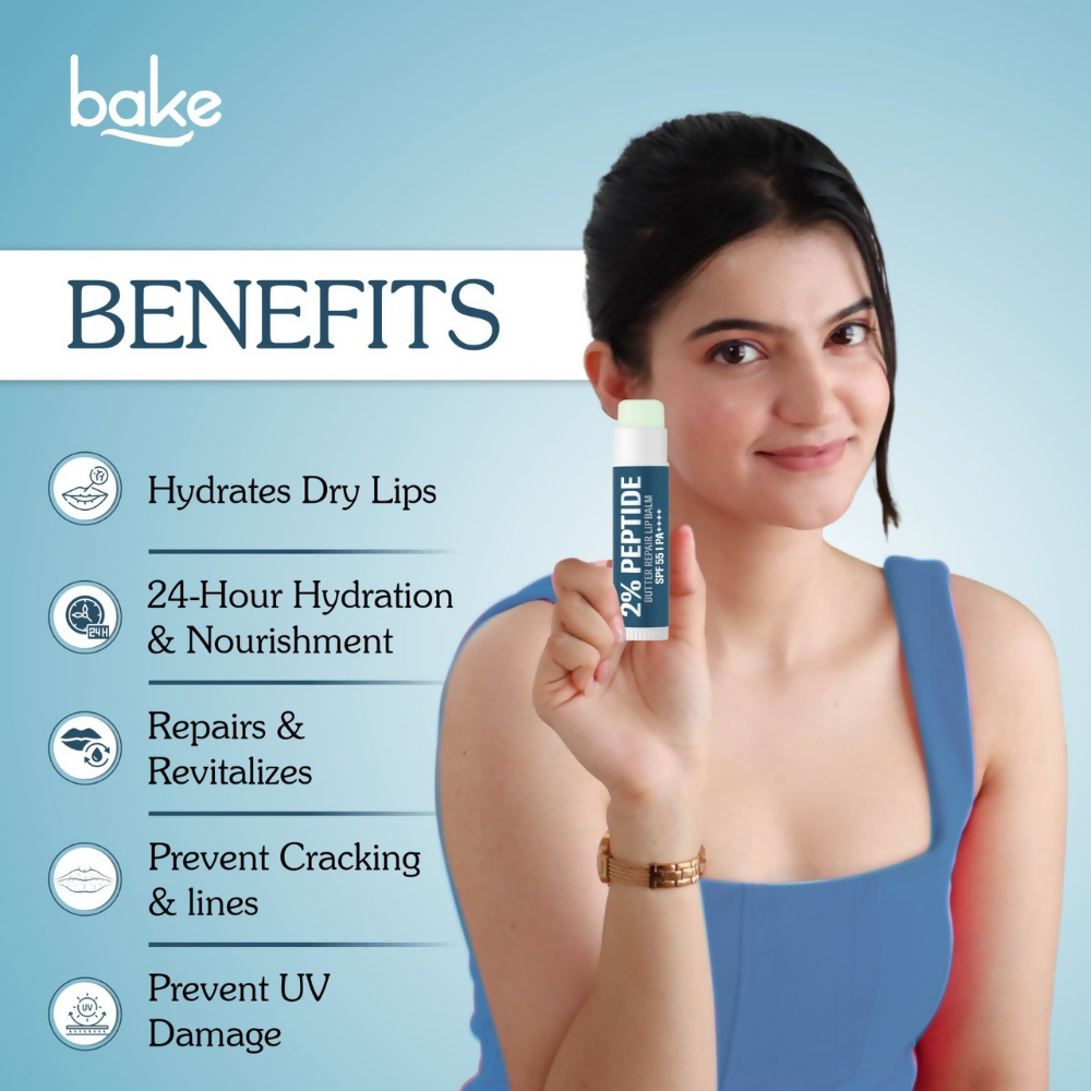 Bake 2% Peptide + Ceramide Butter Brightening Lip Balm SPF 55 PA++++