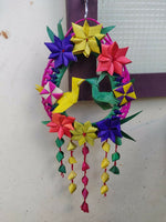 Thumbnail for Shuddh Natural Hand Made Palm Leaf Double Parrot Wreath