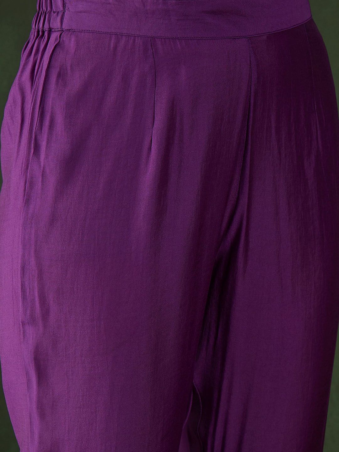 Sangria Embroidered Kurta & Trouser With Dupatta