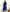 Teeya Creation Royal blue Abstract Leheriya Print Faux Georgette Anarkali Gown With Pants And Dupatta - Distacart