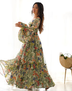 Thumbnail for Teeya Creation Sky Blue Color Digital Print Faux Georgette Anarkali Maxi - Distacart