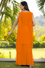 Thumbnail for Teeya Creation Multi Color Georgette Heavy Embroidery Work Fully Stitched Palazzo Set - Distacart