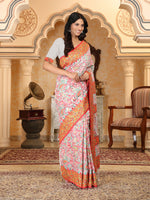 Thumbnail for Astita Linen Cotton(Woven Work) Multicolour Saree