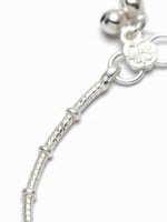 Thumbnail for NVR Women Set of 2 Silver Plated Anklet - Distacart