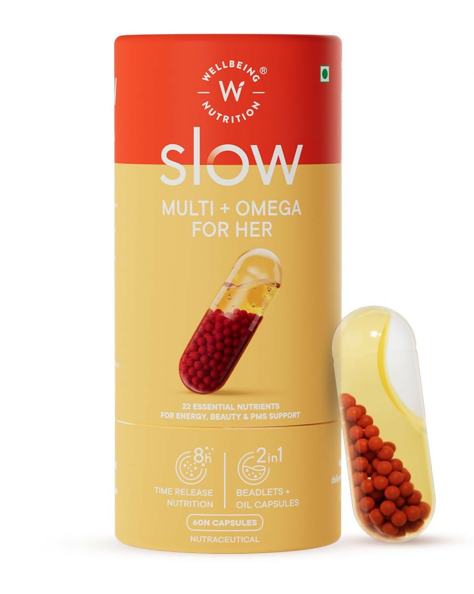 Wellbeing Nutrition Slow Multi + Omega Capsules - Distacart