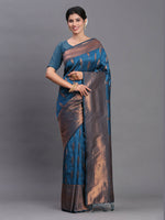 Thumbnail for Astita Silk Peach Saree