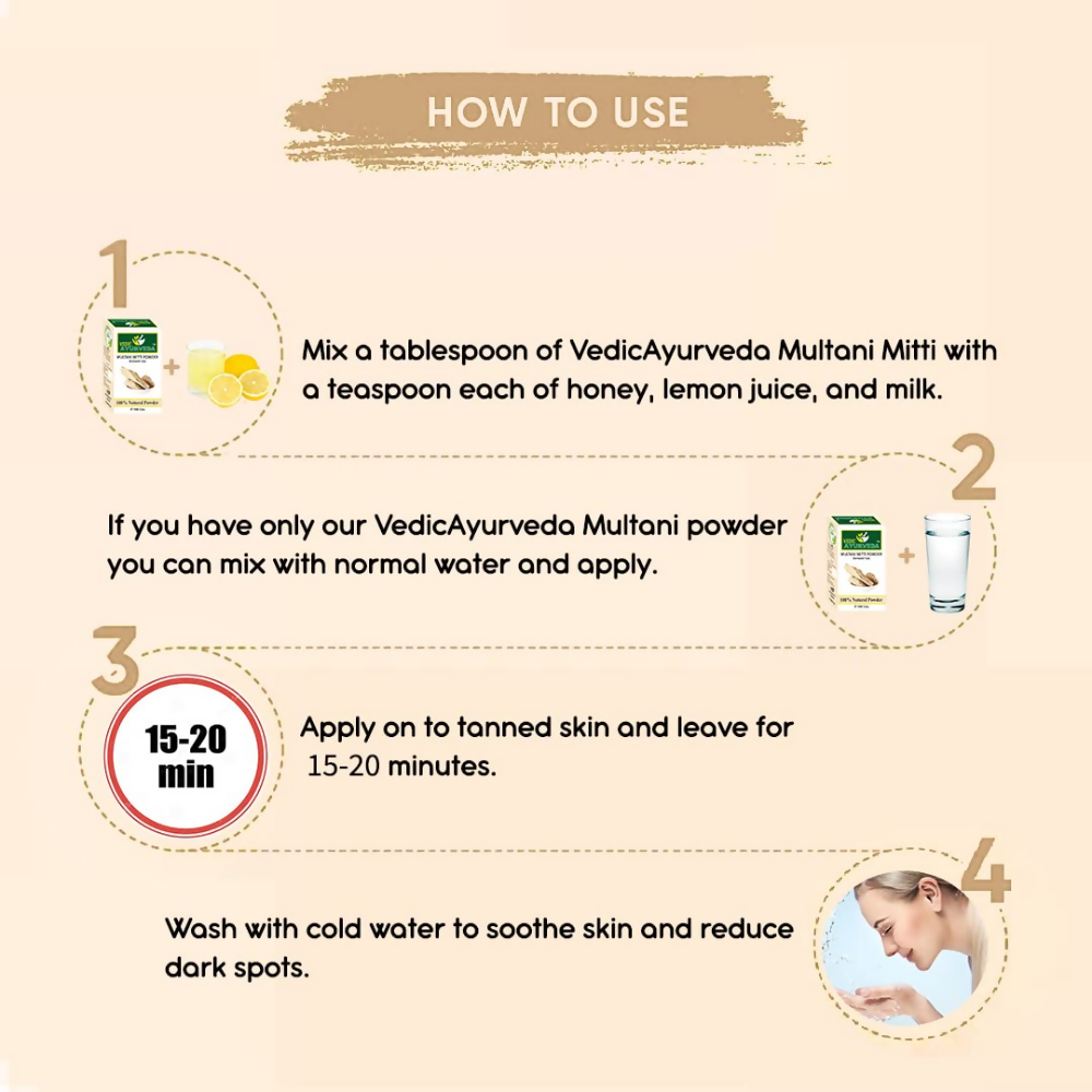 VedicAyurveda Multani Mitti Powder - Dista