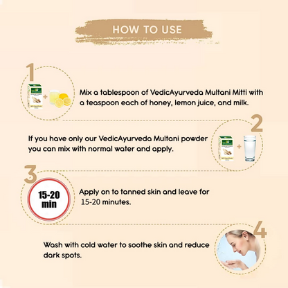 VedicAyurveda Multani Mitti Powder - Dista