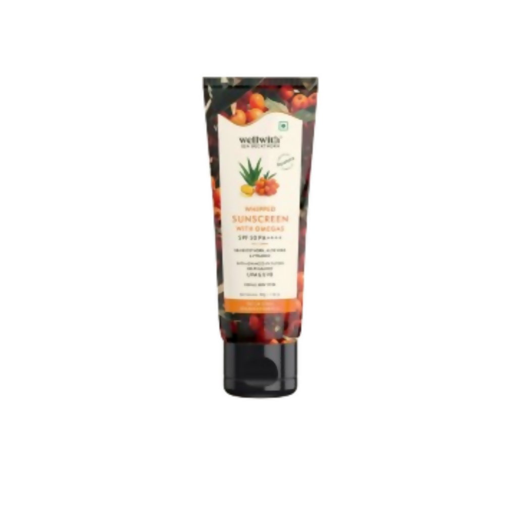 Wellwith Whipped Sunscreen Lotion SPF 50 - Distacart